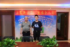 解放军文工团 张旭  来公司访问
